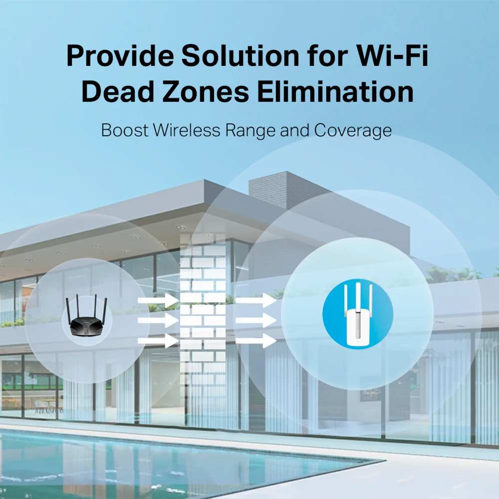 Extensor Wi-Fi Mercusys MW300RE | 300 Mbps Wi-Fi Range Extender