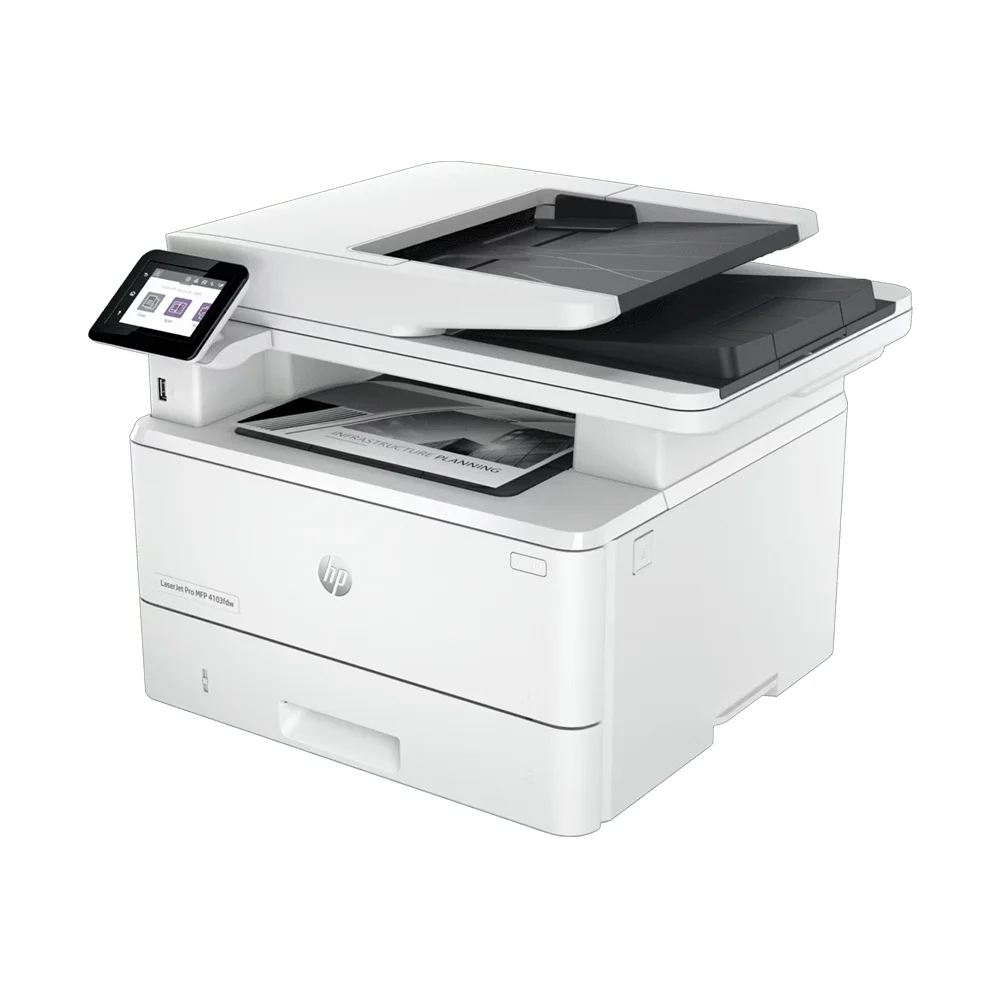 Impresora Multifuncional HP LaserJet Pro 4103fdw (2Z629A) | Láser Monocromática A4 | 40 ppm | Dúplex automático | Wi-Fi, Ethernet, USB