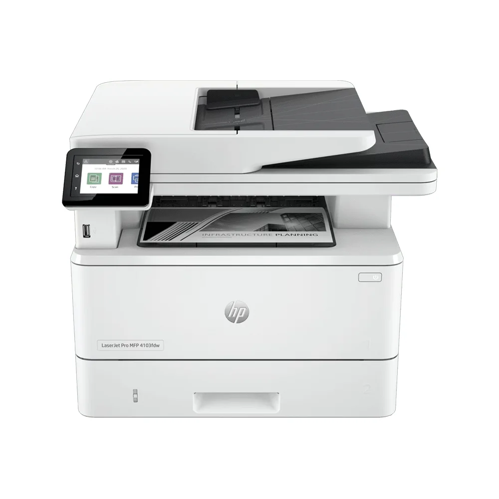 Impresora Multifuncional HP LaserJet Pro MFP 4103fdw - 2Z629A | Láser Blanco y negro A4 | 42 ppm