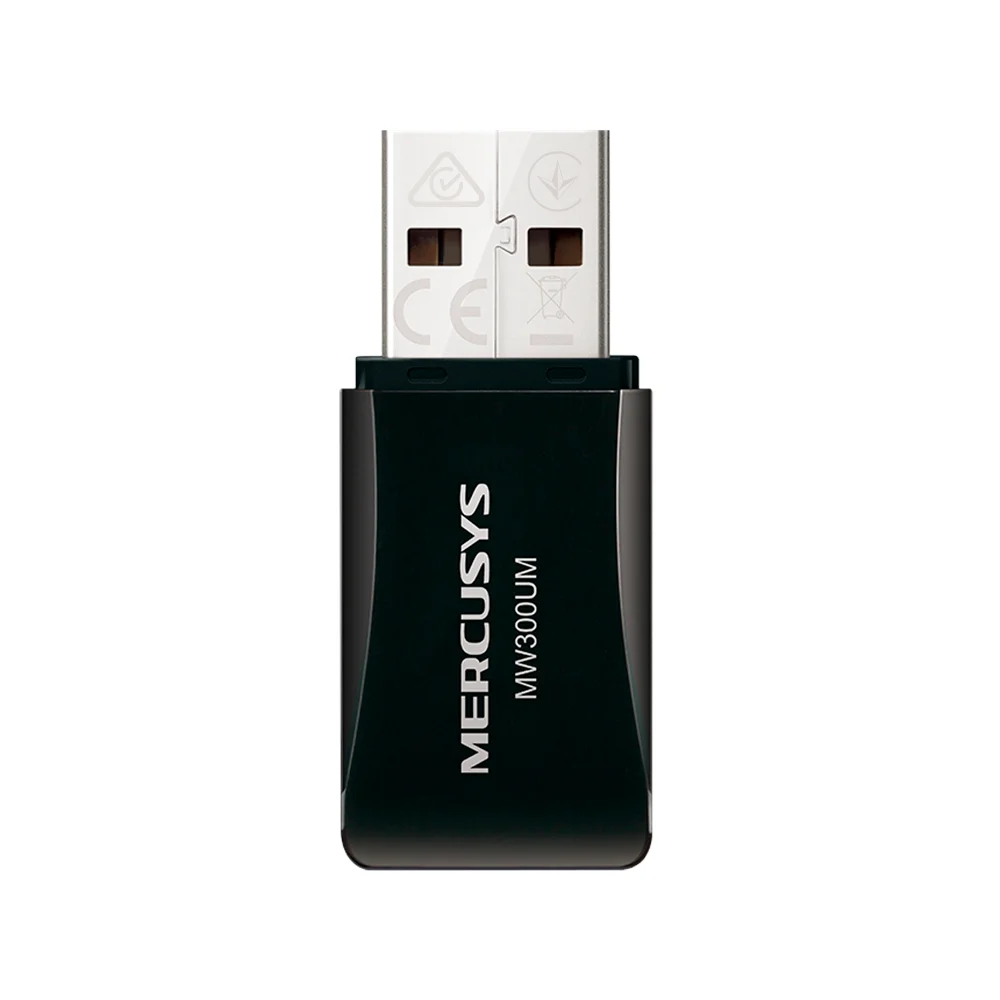 Adaptador Wi-Fi USB Mercusys MW300UM | N300 Wireless Mini USB Adapter