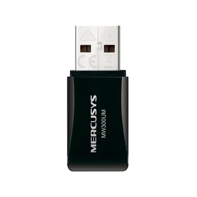 Adaptador Wi-Fi USB Mercusys MW300UM | N300 Wireless Mini USB Adapter
