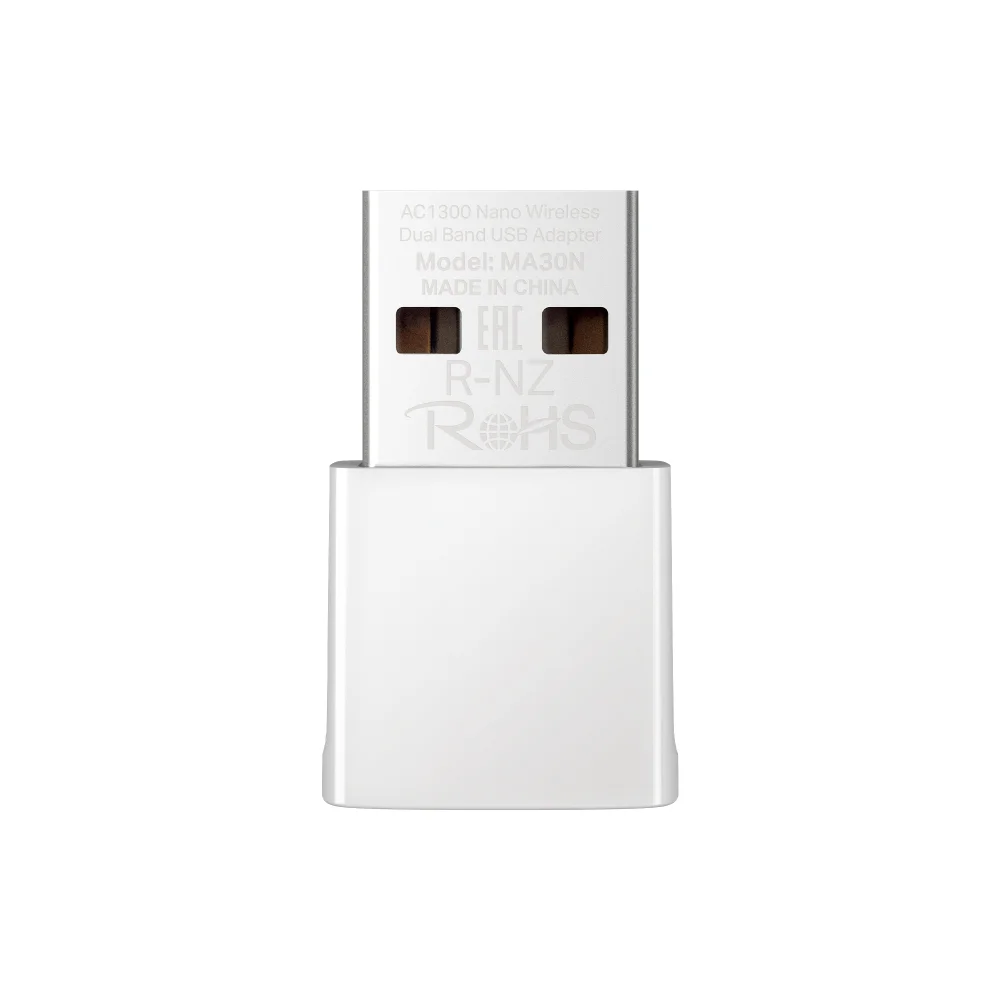 Adaptador Wi-Fi USB Mercusys MA30N | AC1300 Nano Wireless Dual Band USB Adapter