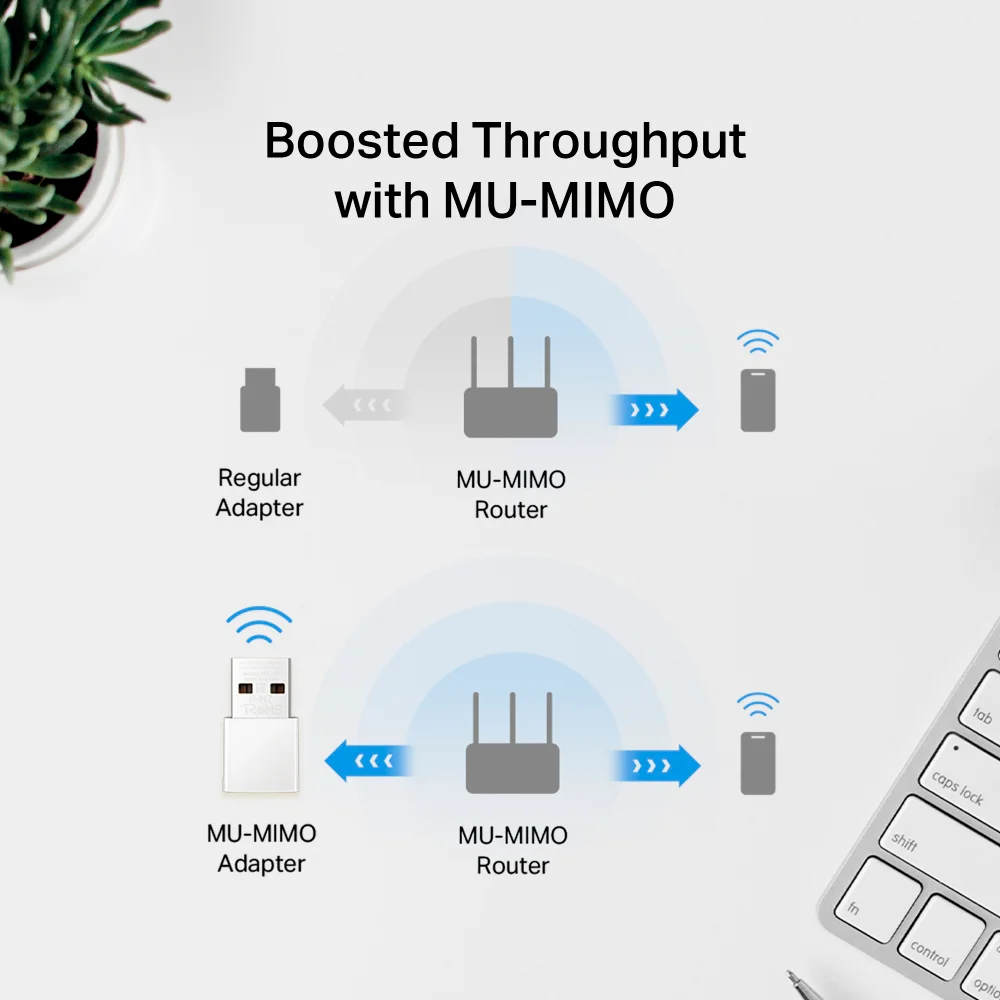 Adaptador Wi-Fi USB Mercusys MA30N | AC1300 Nano Wireless Dual Band USB Adapter