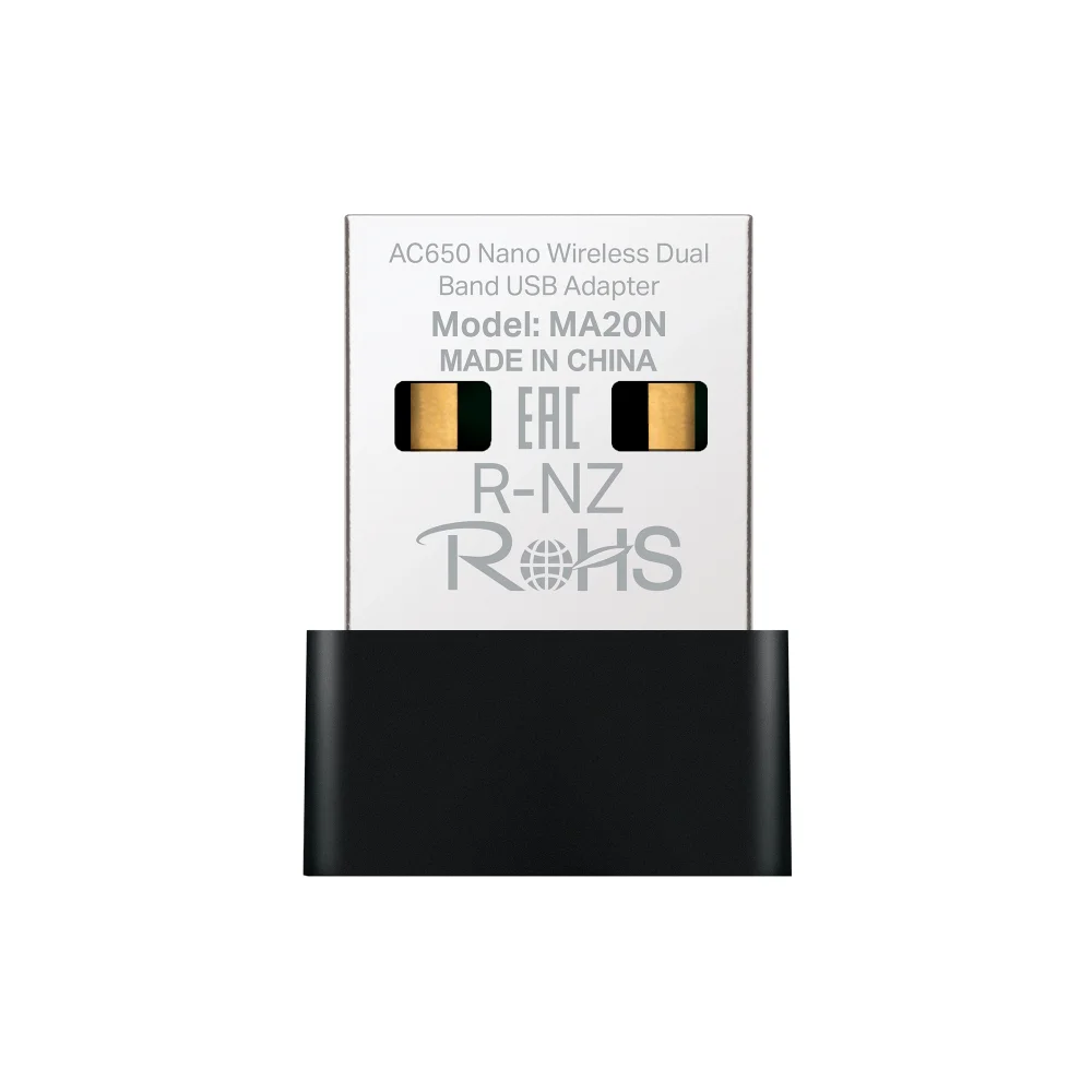 Adaptador Wi-Fi USB Mercusys MA20N | AC650 Nano Wireless Dual Band USB Adapter
