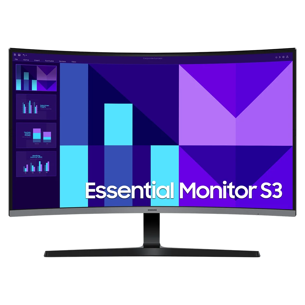 Monitor Samsung Curvo Serie D390 (LS32D390GANXZA) | 32" FHD (1920x1080) VA | 100Hz | 4ms GTG | HDMI 1.4 | Curvo 1500R