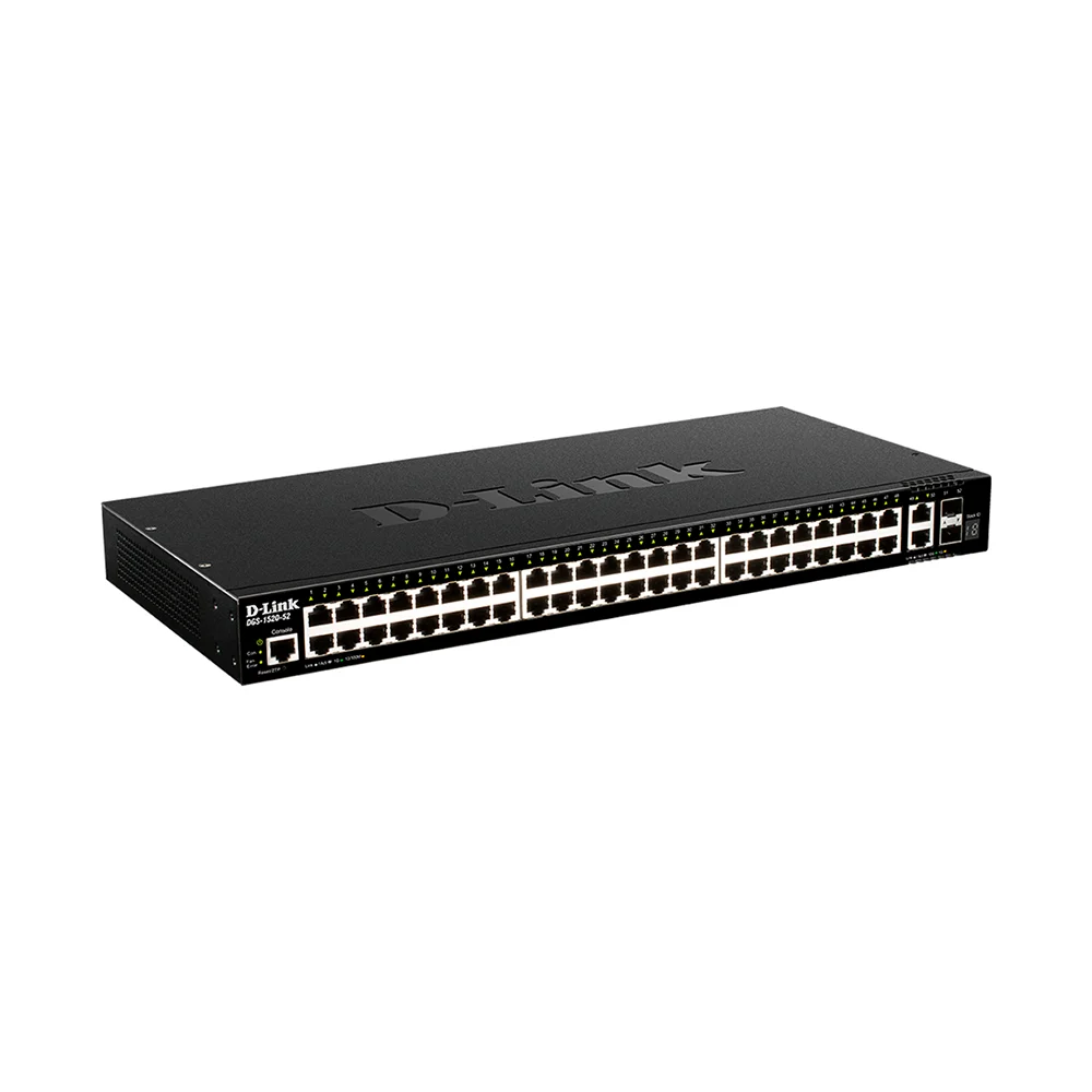 Switch administrable D-Link DGS-1520-52 | Switch Stackable Smart administrable Capa 3