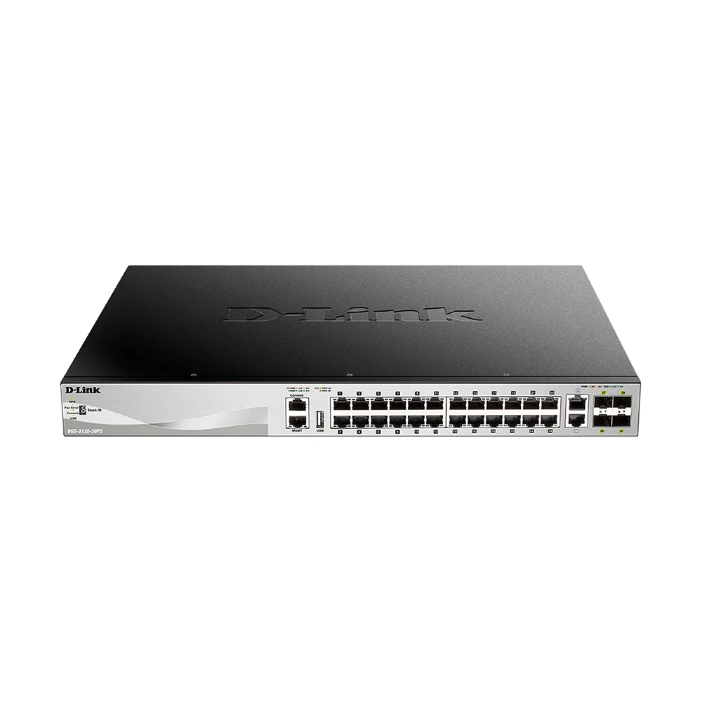 Switch PoE administrable D-Link DGS-3130-54PS | Switch Stackable PoE administrable Capa 3 Lite de 54 puertos