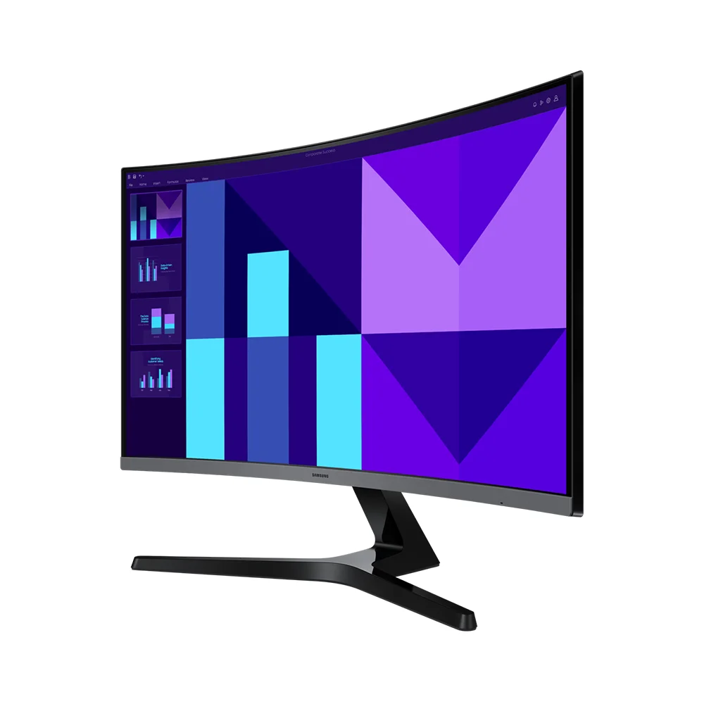 Monitor Samsung Curvo Serie D390 (LS27D390GANXZA) | 27" FHD (1920x1080) VA | 100Hz | 4ms GTG | Eye Saver | Curvo 1800R