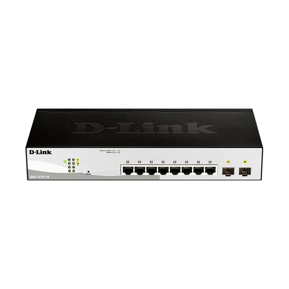 Switch PoE administrable D-Link DGS-1210-28MP | Switch smart administrable PoE de 28 puertos Gigabit