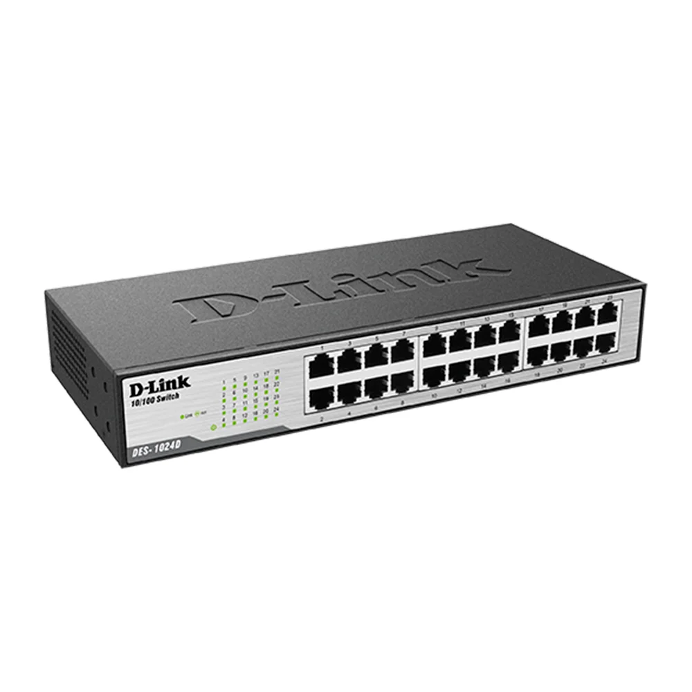 Switch no administrable D-Link DES-1024D | Switch no administrable de 24 Puertos 10/100Mbps