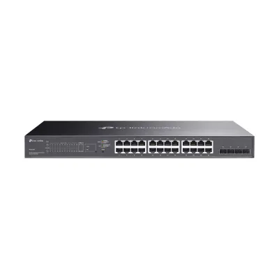 Switch PoE administrable Omada TP-Link TL-SL2428P-PCL | Omada 24-Port 10/100Mbps + 4-Port Gigabit Smart Switch with 24-Port PoE+