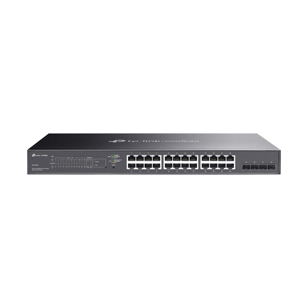 Switch PoE administrable Omada TP-Link TL-SG2428P | Omada 28-Port Gigabit Smart Switch with 24-Port PoE+