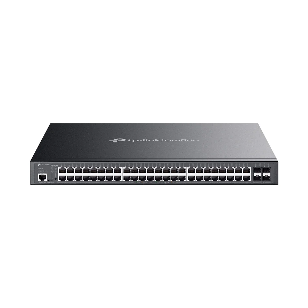 Switch PoE administrable Omada TP-Link SG3452P | Omada 52-Port Gigabit L2+ Managed Switch with 48-Port PoE+