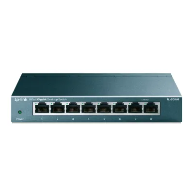 Switch no administrable TP-Link TL-SG108 | Switch para escritorio de 8 puertos Gigabit