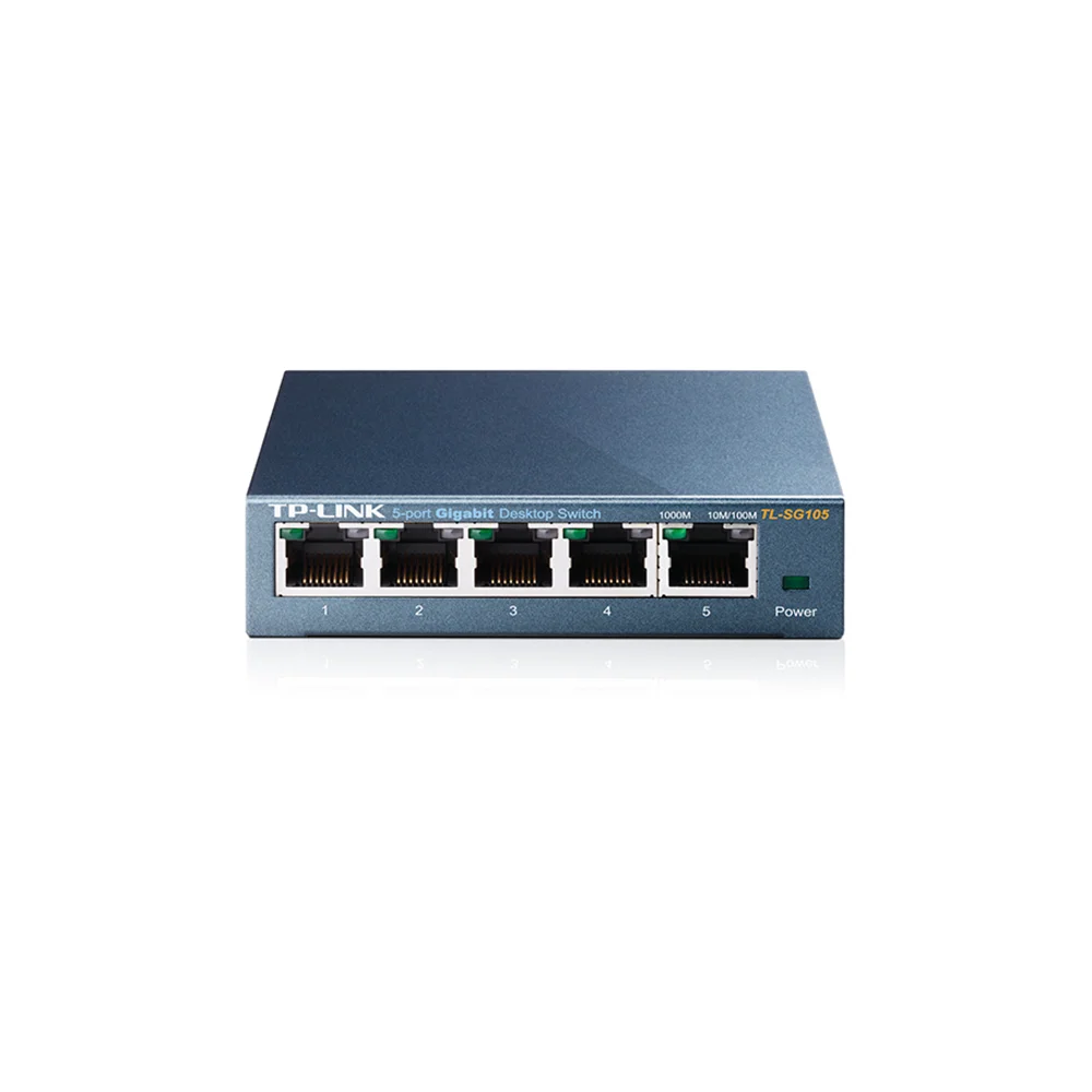 Switch no administrable TP-Link TL-SG105 | Switch de Escritorio de 5 Puertos de 10/100/1000Mbps