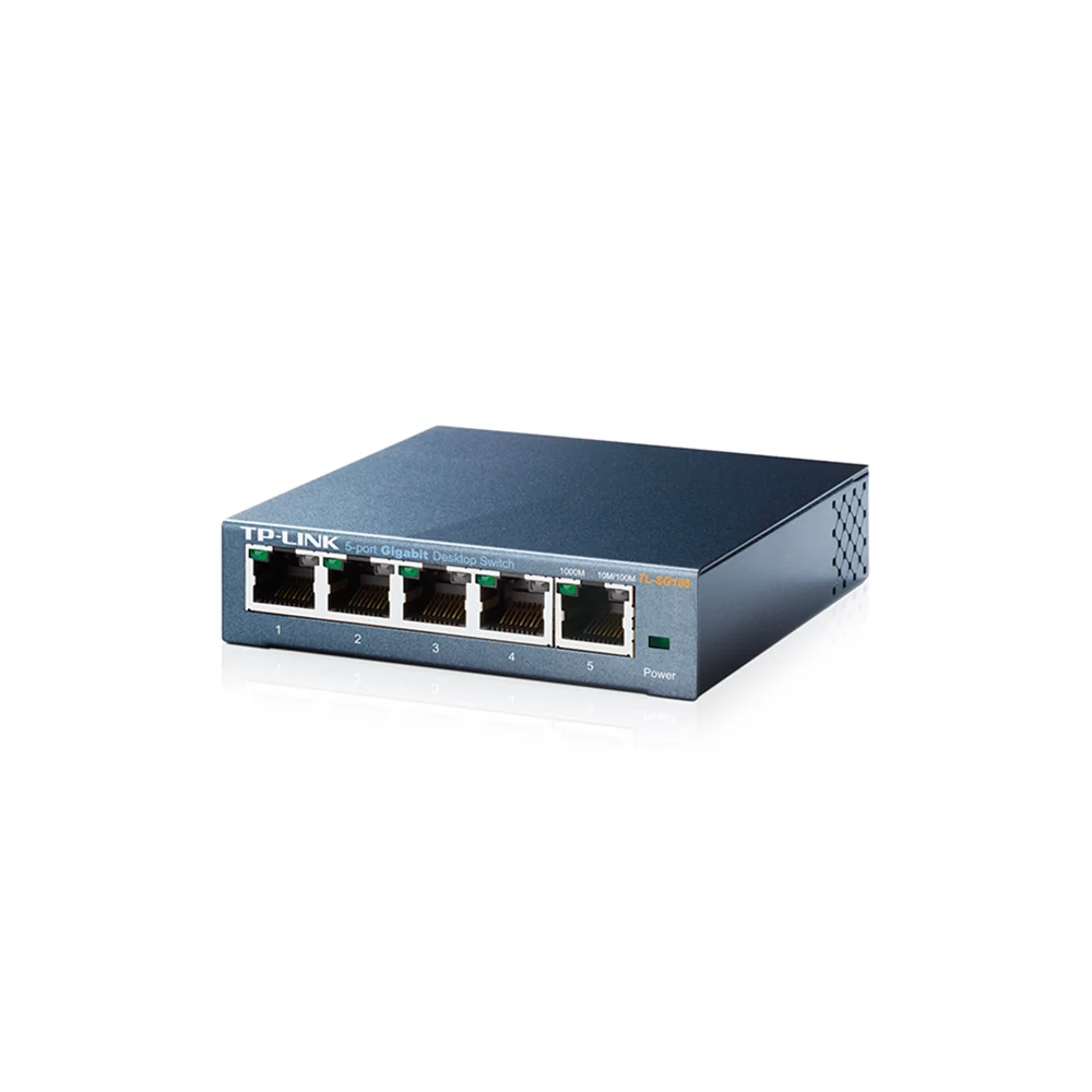 Switch no administrable TP-Link TL-SG105 | Switch de Escritorio de 5 Puertos de 10/100/1000Mbps