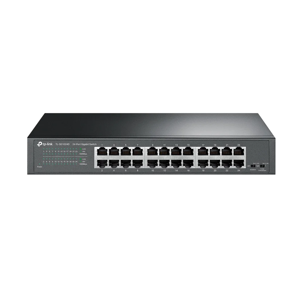 Switch no administrable TP-Link TL-SG1024 | 24-Port Gigabit Rackmount Switch