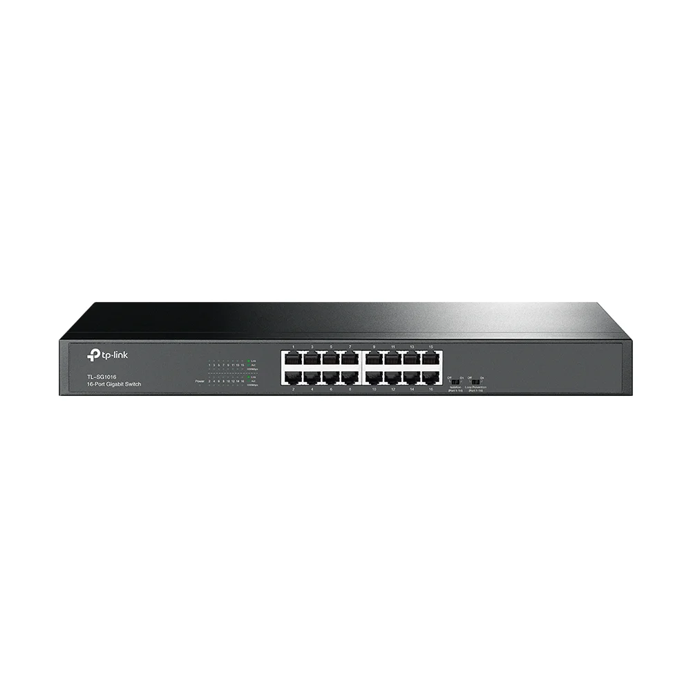 Switch no administrable TP-Link TL-SG1016 | 16-Port Gigabit Rackmount Switch