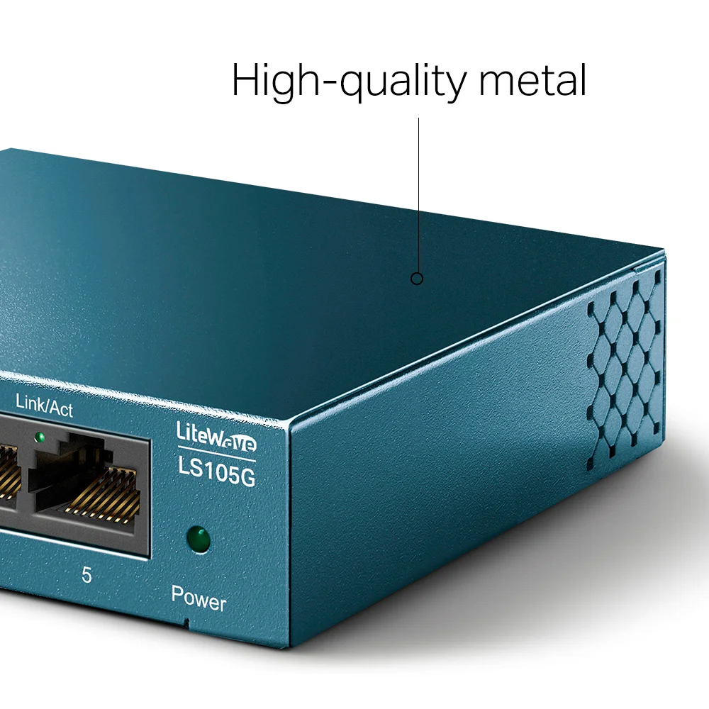Switch no administrable TP-Link LS108G | Switch para escritorio de 8 puertos Gigabit