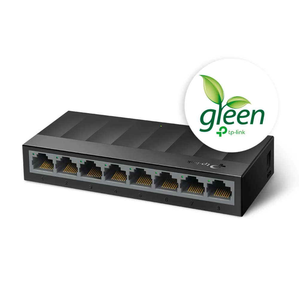 Switch no administrable TP-Link LS1008G | Switch para escritorio de 8 puertos Gigabit
