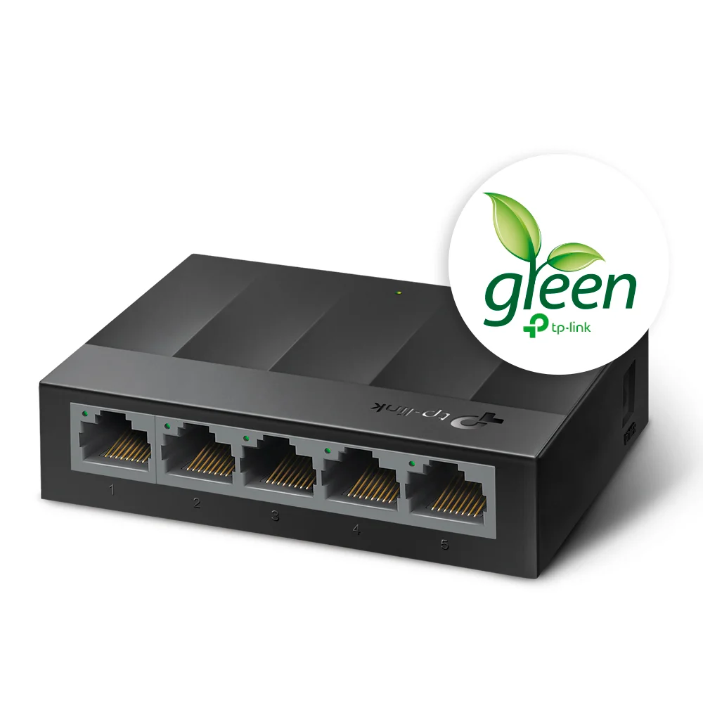 Switch no administrable TP-Link LS1005G | Switch para escritorio de 5 puertos Gigabit
