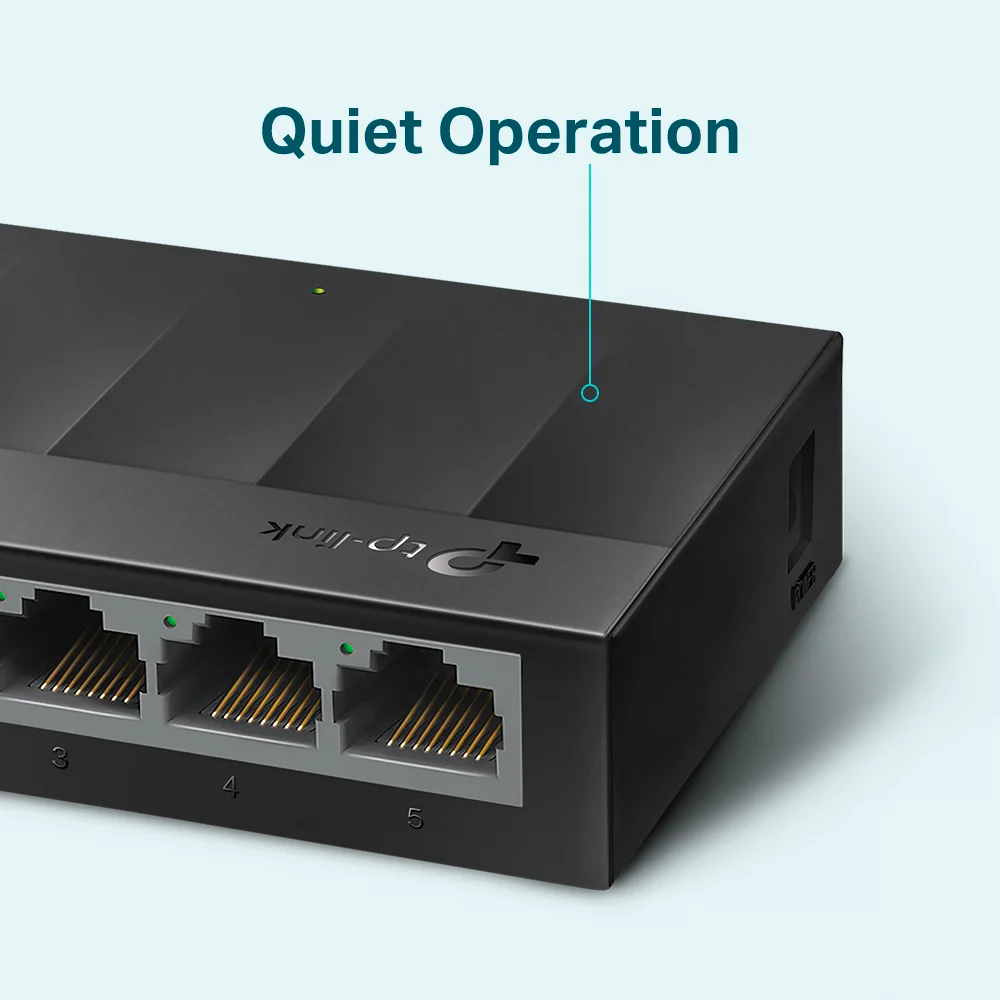 Switch no administrable TP-Link LS1005G | Switch para escritorio de 5 puertos Gigabit