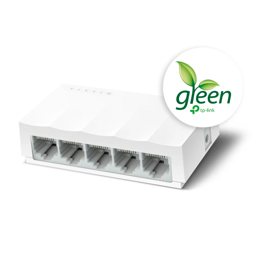 Switch no administrable TP-Link LS1005 | Switch de Escritorio de 5 Puertos 10/100Mbps