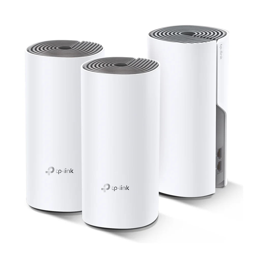 Sistema Mesh Wi-Fi TP-Link Deco E4 (3-pack) | Sistema Mesh Wi-Fi AC1200 para Toda la Casa