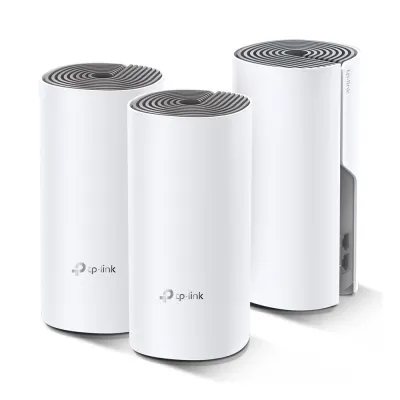 Sistema Mesh Wi-Fi TP-Link Deco E4 (3-pack) | Sistema Mesh Wi-Fi AC1200 para Toda la Casa