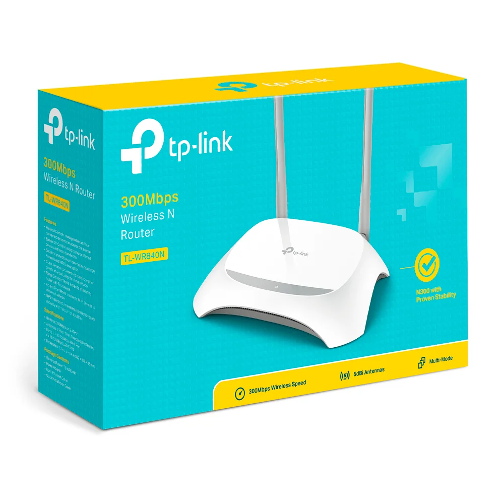 Router Wi-Fi TP-Link TL-WR840N | 300Mbps Wireless N Speed