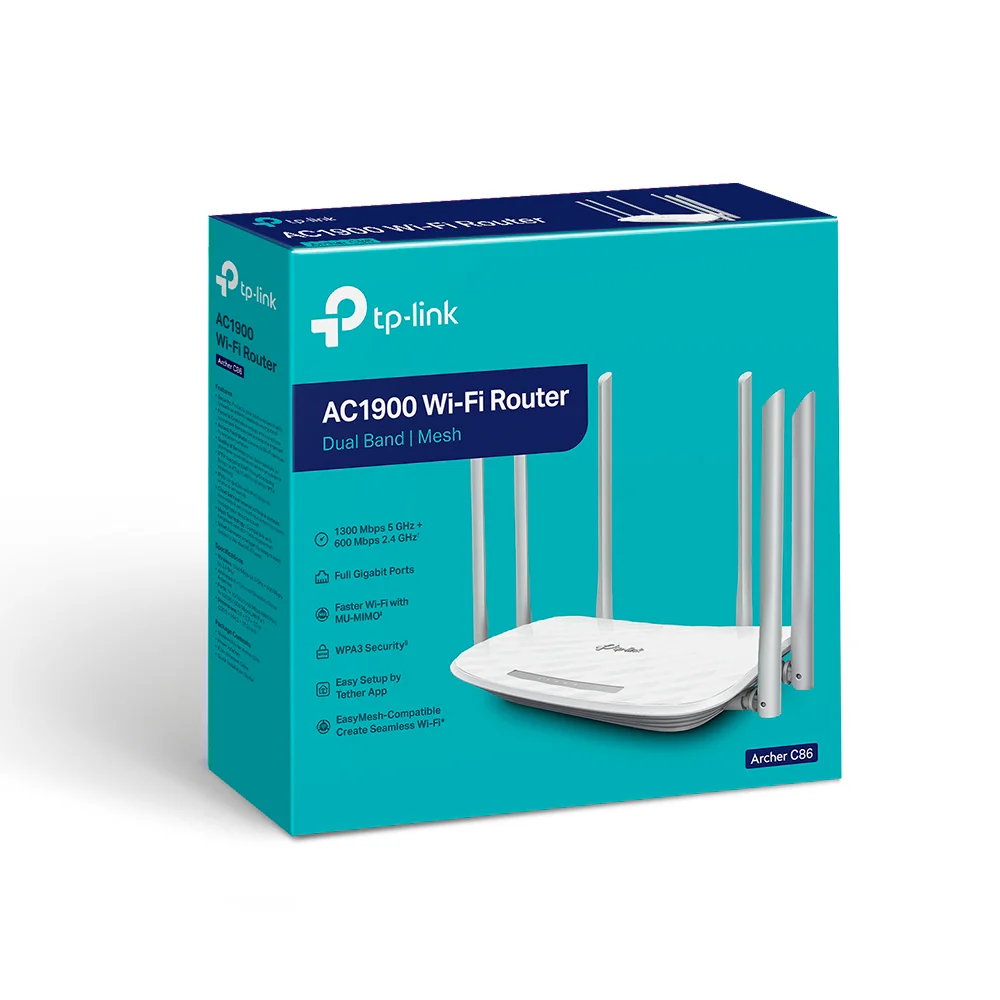 Router Wi-Fi TP-Link Archer C86 | AC1900 Wireless MU-MIMO Wi-Fi Router