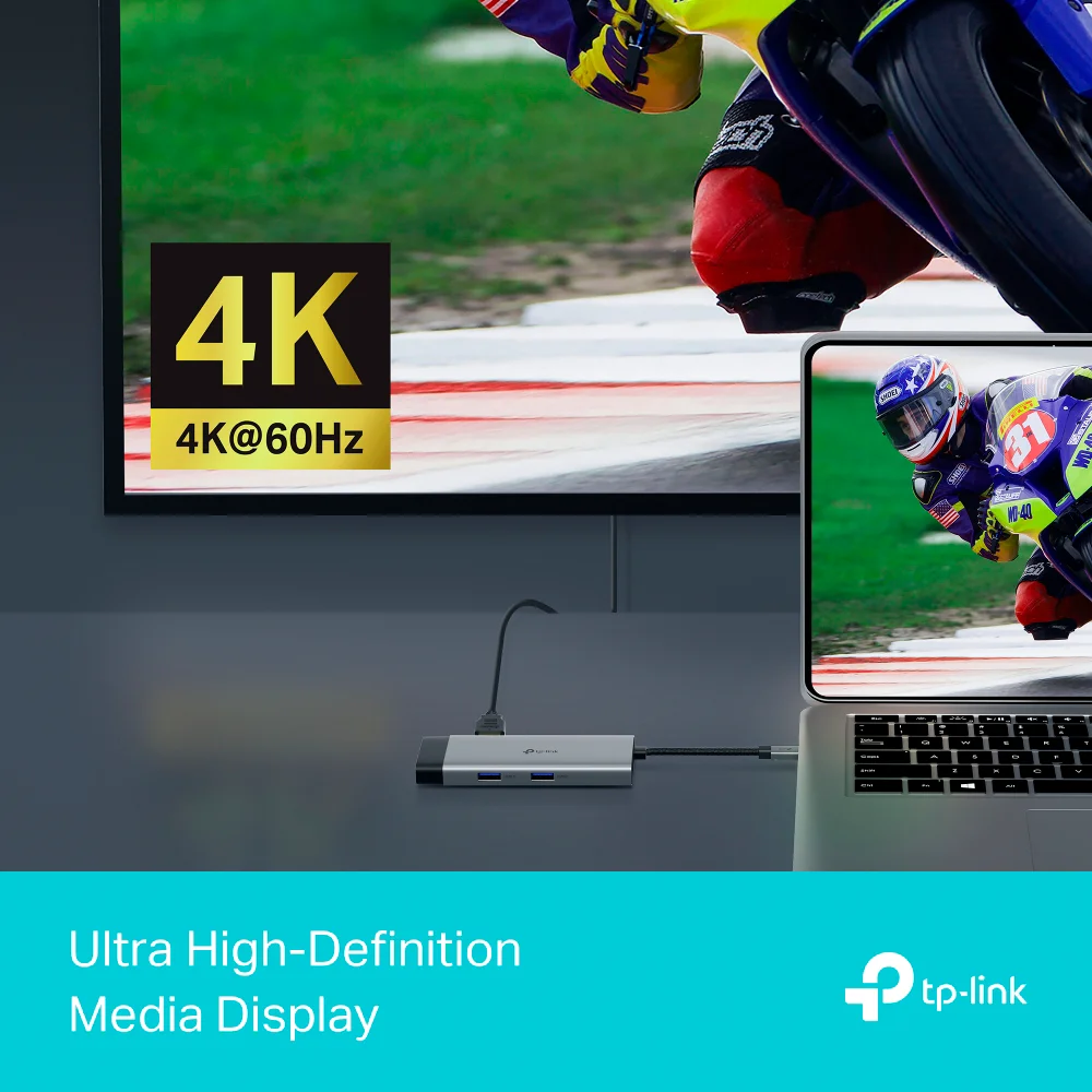 Hub/adaptador USB-C TP-Link UH6120C | Hub USB Tipo-C 6 en 1