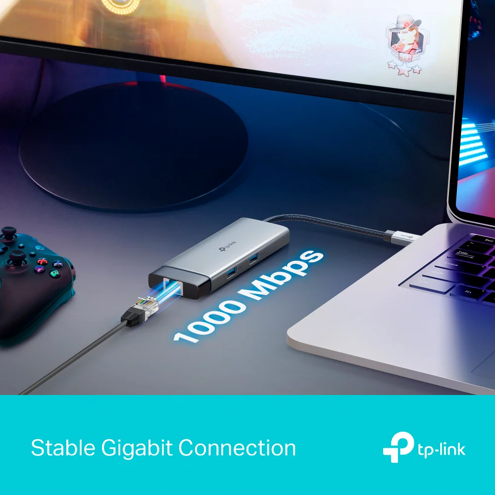 Hub/adaptador USB-C TP-Link UH6120C | Hub USB Tipo-C 6 en 1