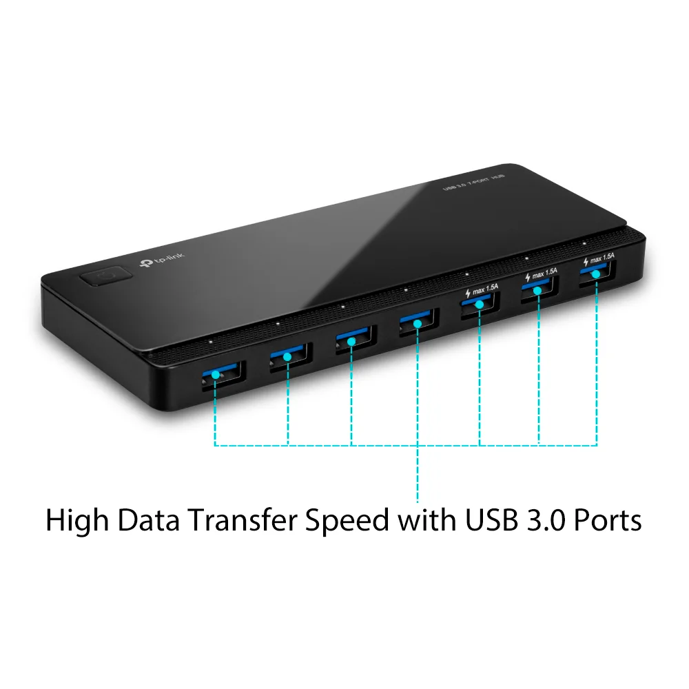 Hub/adaptador USB TP-Link UH700 | USB 3.0 7-Port Hub