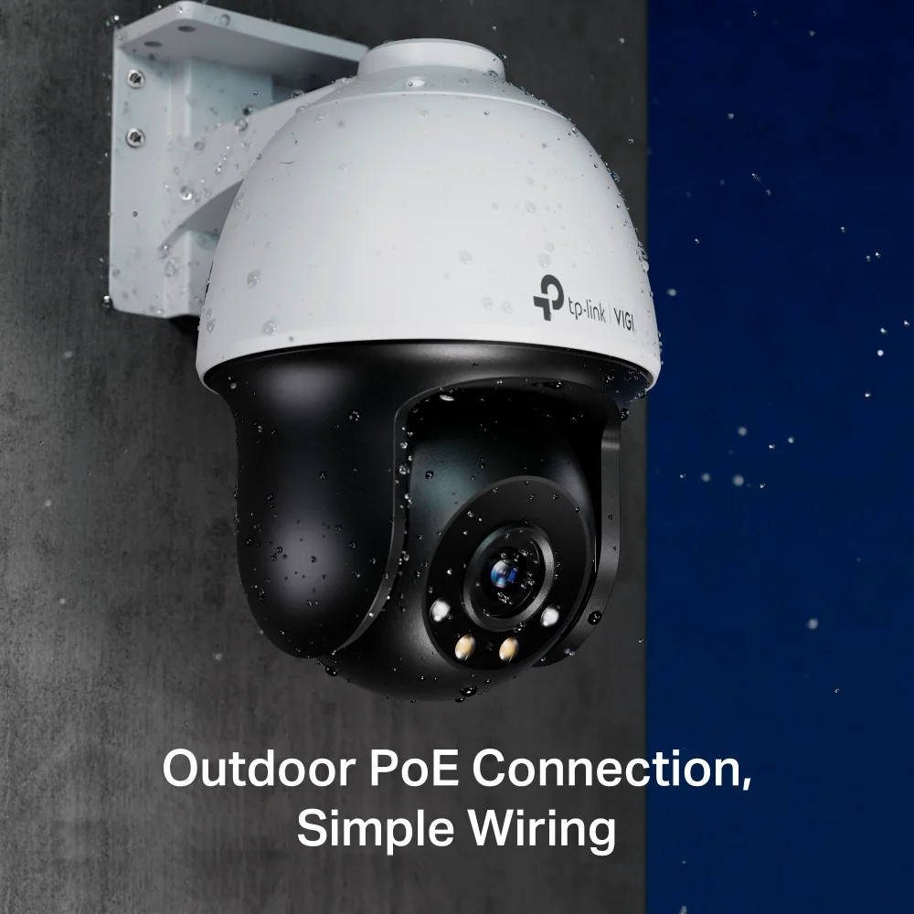 Cámara IP VIGI TP-Link VIGI C540 | Cámara IP Tipo PT | Rotativa | ABS | 4MP 2K | IR 30m | Full Color