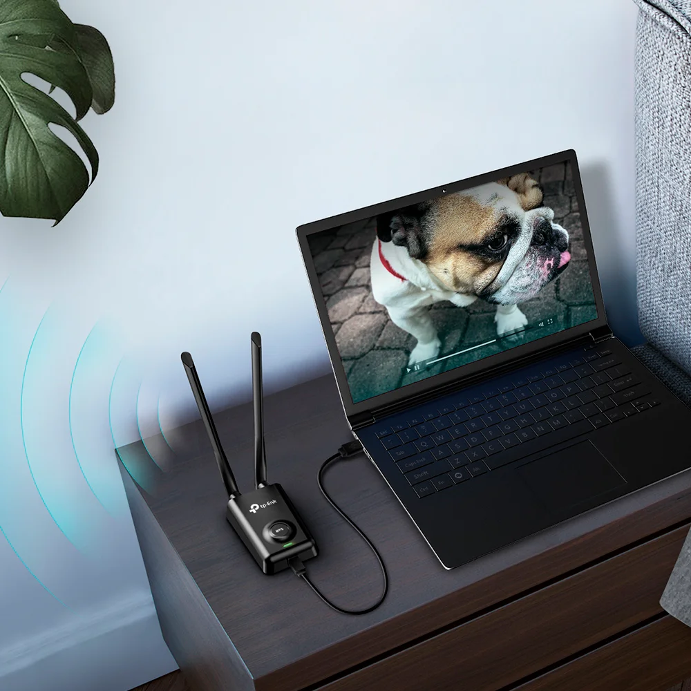 Adaptador Wi-Fi USB de alta ganancia TP-Link TL-WN8200ND | 300Mbps High Power Wireless USB Adapter
