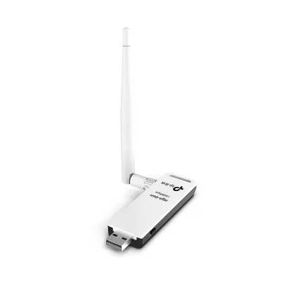 Adaptador Wi-Fi USB de alta ganancia TP-Link TL-WN722N | Adaptador USB Inalámbrico de Alta Sensibilidad a 150 Mbps