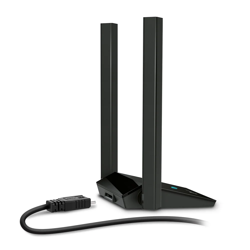 Adaptador Wi-Fi USB de alta ganancia TP-Link Archer TX20U Plus | Adaptador USB Wi-Fi 6 con 2 antenas AX1800