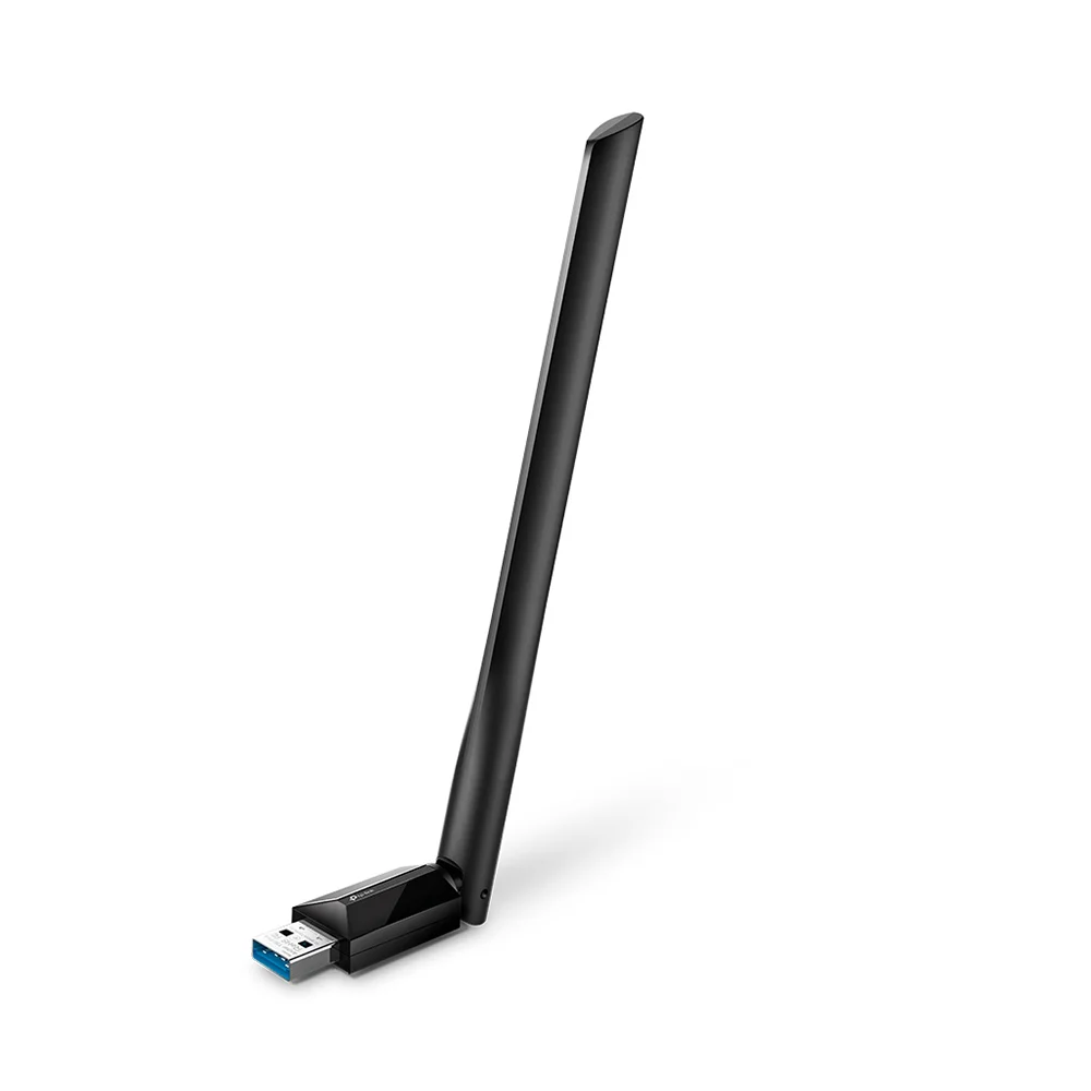 Adaptador Wi-Fi USB de alta ganancia TP-Link Archer T3U Plus | Adaptador USB Inalámbrico Banda Dual AC1300 Alta Ganancia