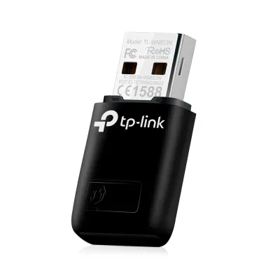 Adaptador Wi-Fi USB TP-Link TL-WN823N | Mini Adaptador USB Inalámbrico N 300Mbps