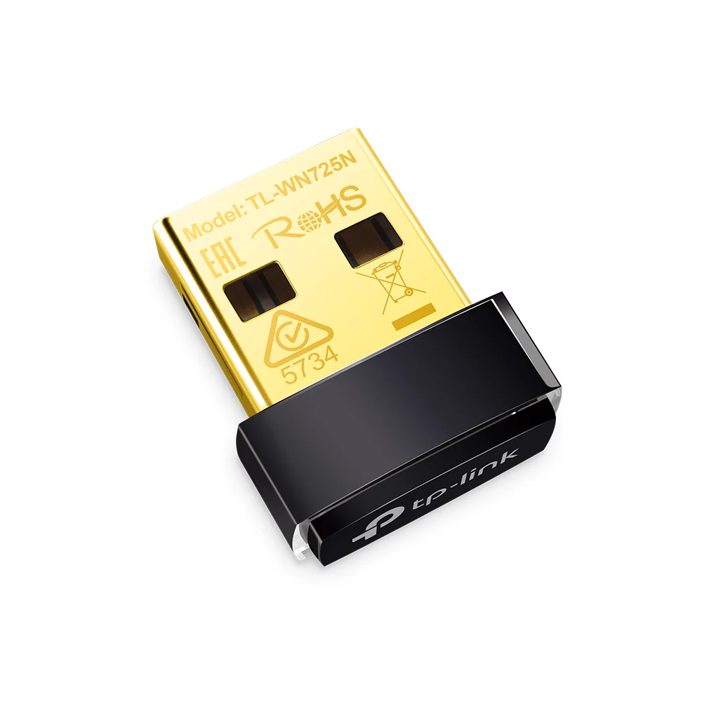Adaptador Wi-Fi USB TP-Link TL-WN725N | Adaptador USB Nano Inalámbrico N 150Mbps