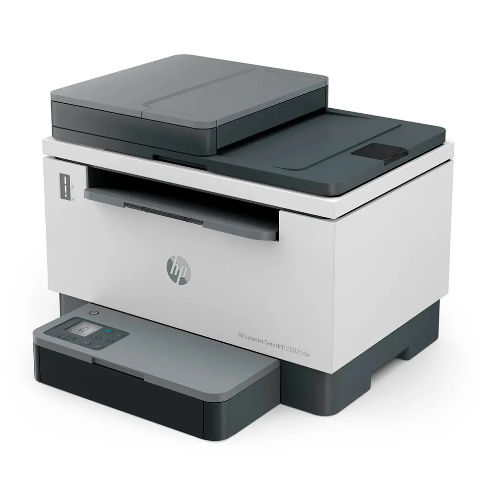 Impresora Multifuncional HP LaserJet Tank MFP 2602sdw (2R7F5A) | Láser Monocromática A4 | 22 ppm | Dúplex automático | Wi-Fi, Ethernet, USB