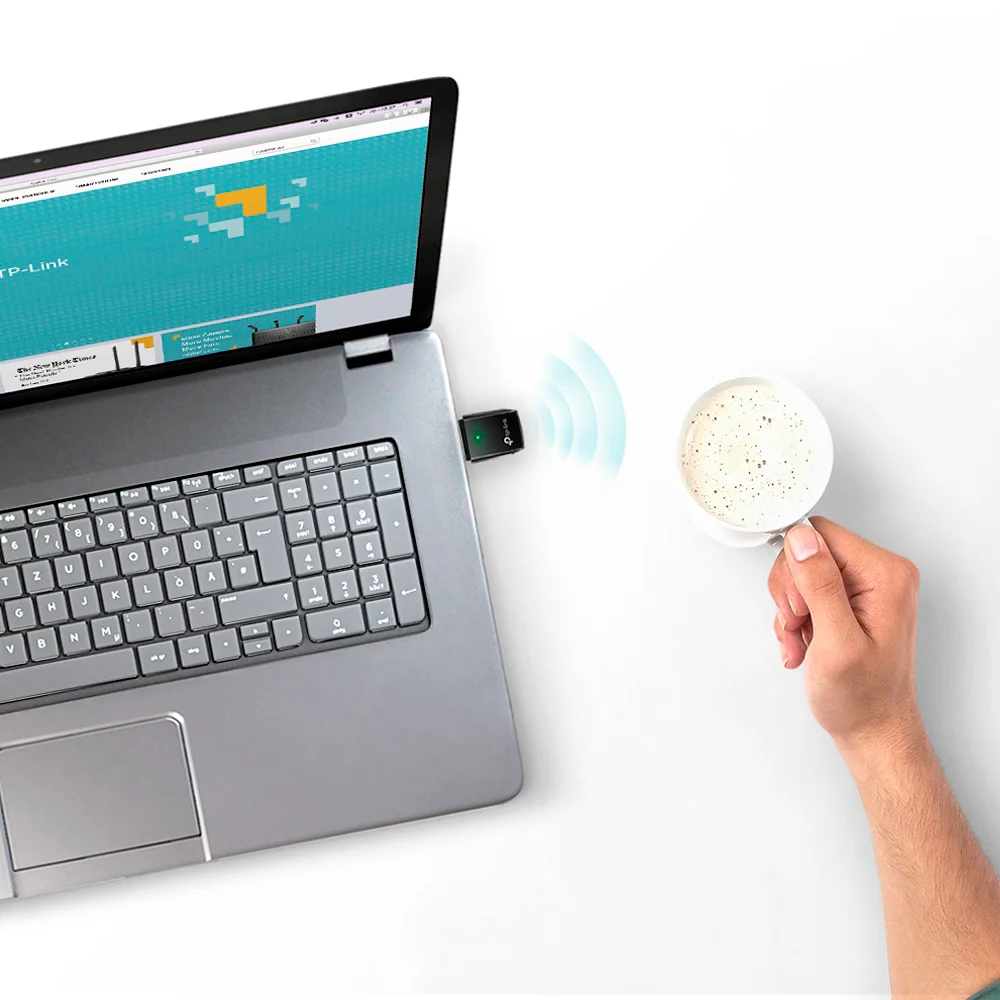 Adaptador Wi-Fi USB TP-Link Archer T2U | Adaptador Inalámbrico USB Banda Dual AC600