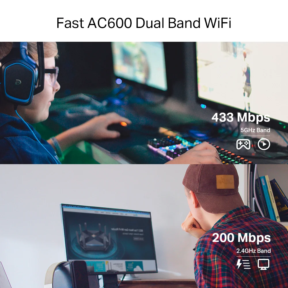 Adaptador Wi-Fi PCIe TP-Link ARCHER T2E | Adaptador PCI Express inalámbrico de doble banda AC600