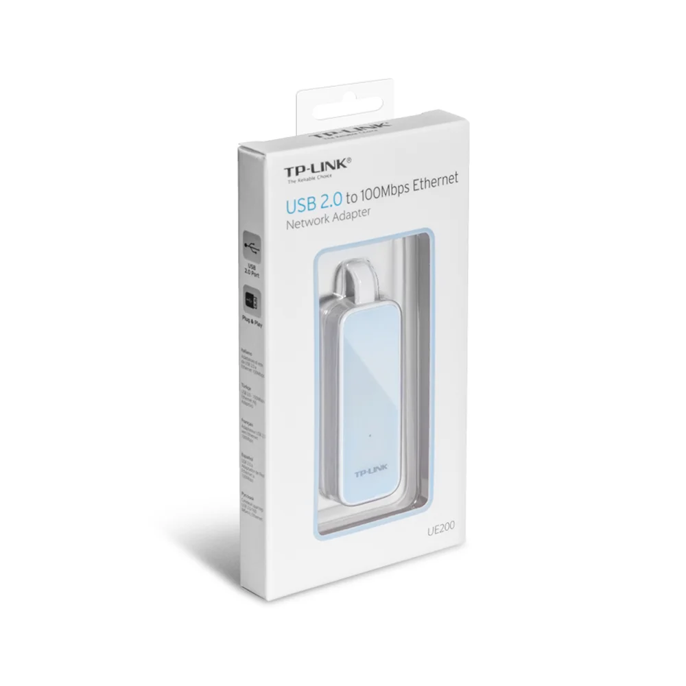 Adaptador Ethernet USB TP-Link UE200 | Adaptador de Red USB 2.0 a Ethernet a 100Mbps