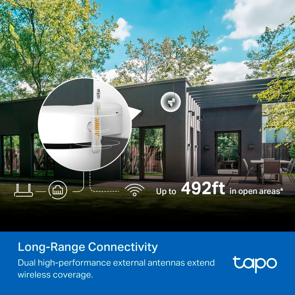 Cámara de seguridad Wi-Fi TP-Link Tapo C530WS | Outdoor Pan/Tilt Security Wi-Fi Camera
