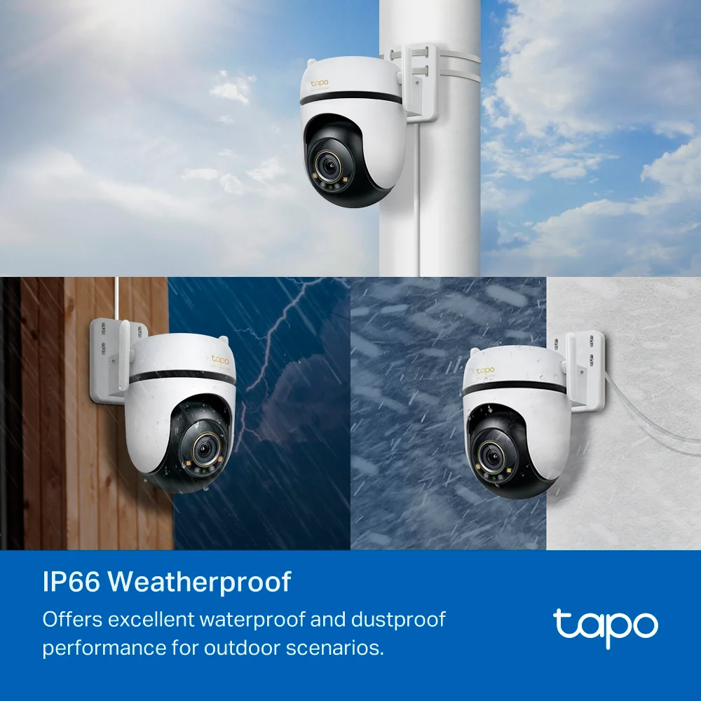 Cámara de seguridad Wi-Fi TP-Link Tapo C530WS | Outdoor Pan/Tilt Security Wi-Fi Camera