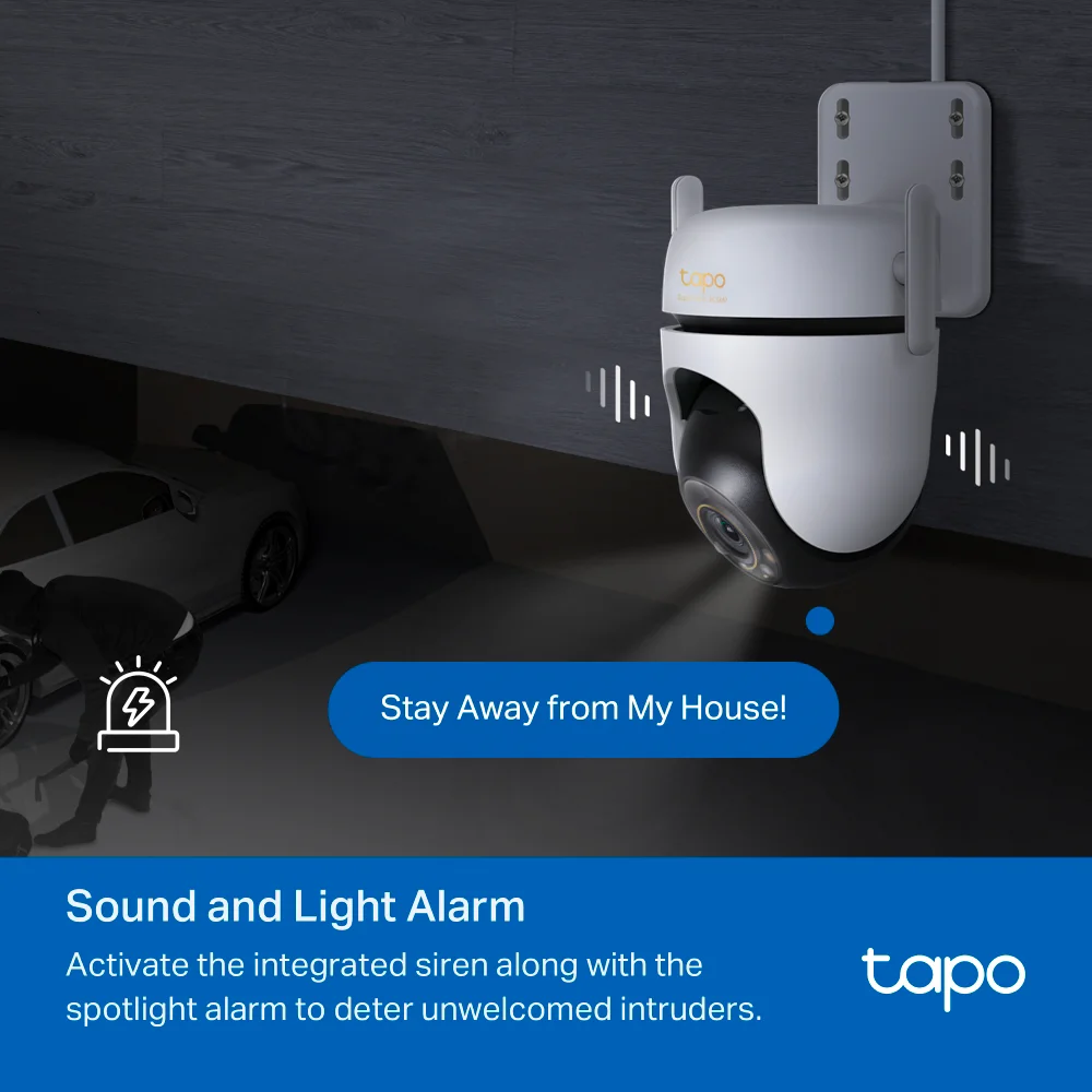 Cámara de seguridad Wi-Fi TP-Link Tapo C530WS | Outdoor Pan/Tilt Security Wi-Fi Camera