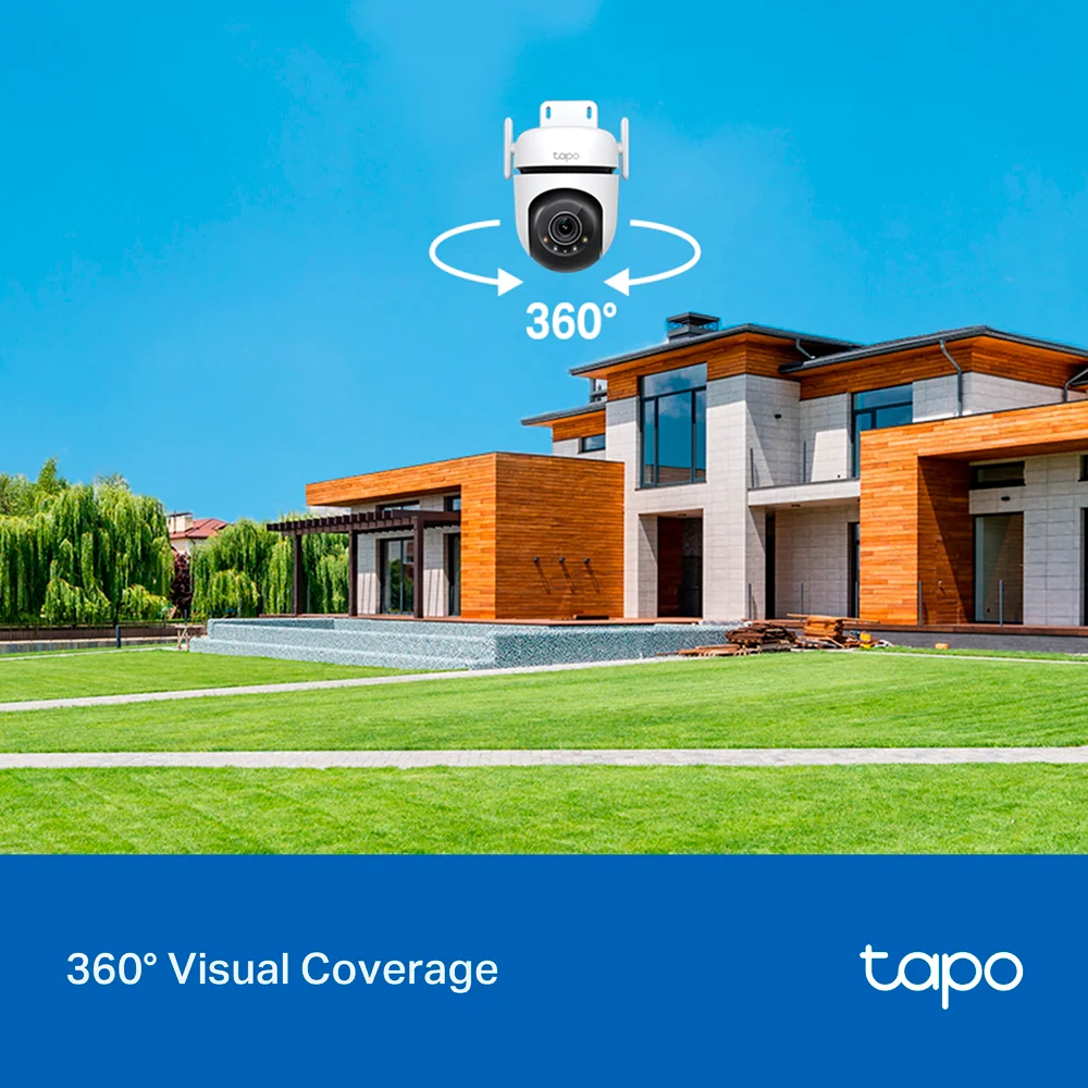 Cámara de seguridad Wi-Fi TP-Link Tapo C520WS | Outdoor Pan/Tilt Security Wi-Fi- Camera
