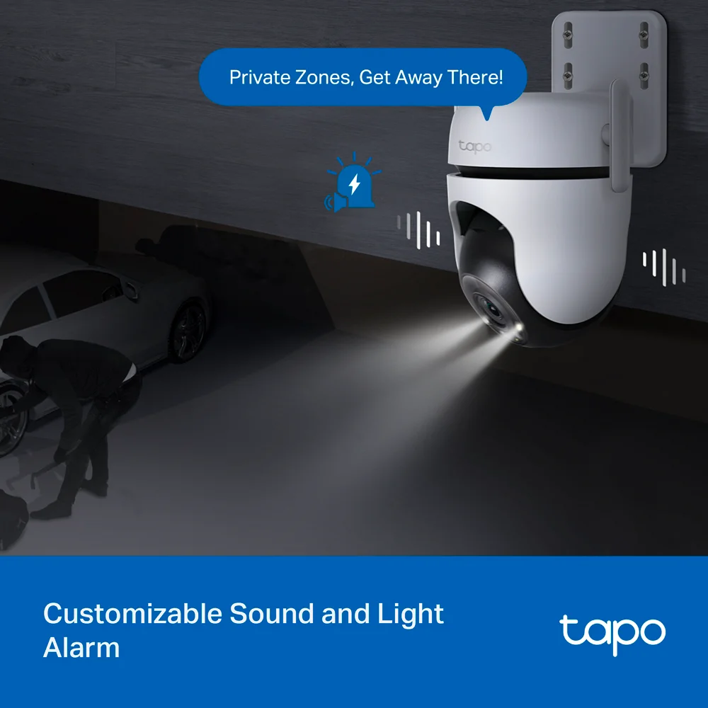 Cámara de seguridad Wi-Fi TP-Link Tapo C520WS | Outdoor Pan/Tilt Security Wi-Fi- Camera